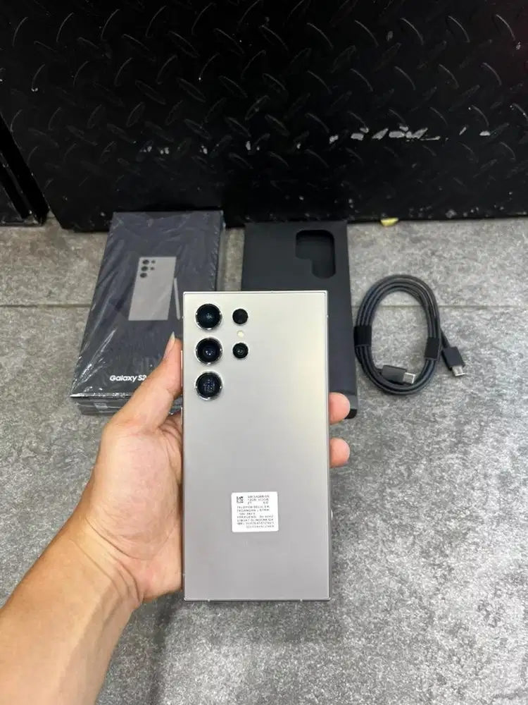 Samsung S24 ultra 12/512 SEIN mulus like new lengkap original