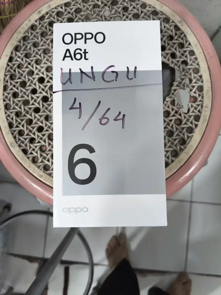 Oppo A6T 4/64 new resmi