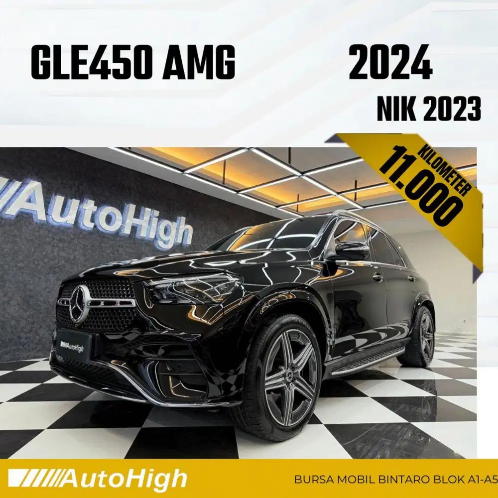DP10% [Km11.000] GLE450 AMG 2023 Black / GLE 450 Reg 2025 #AUTOHIGH