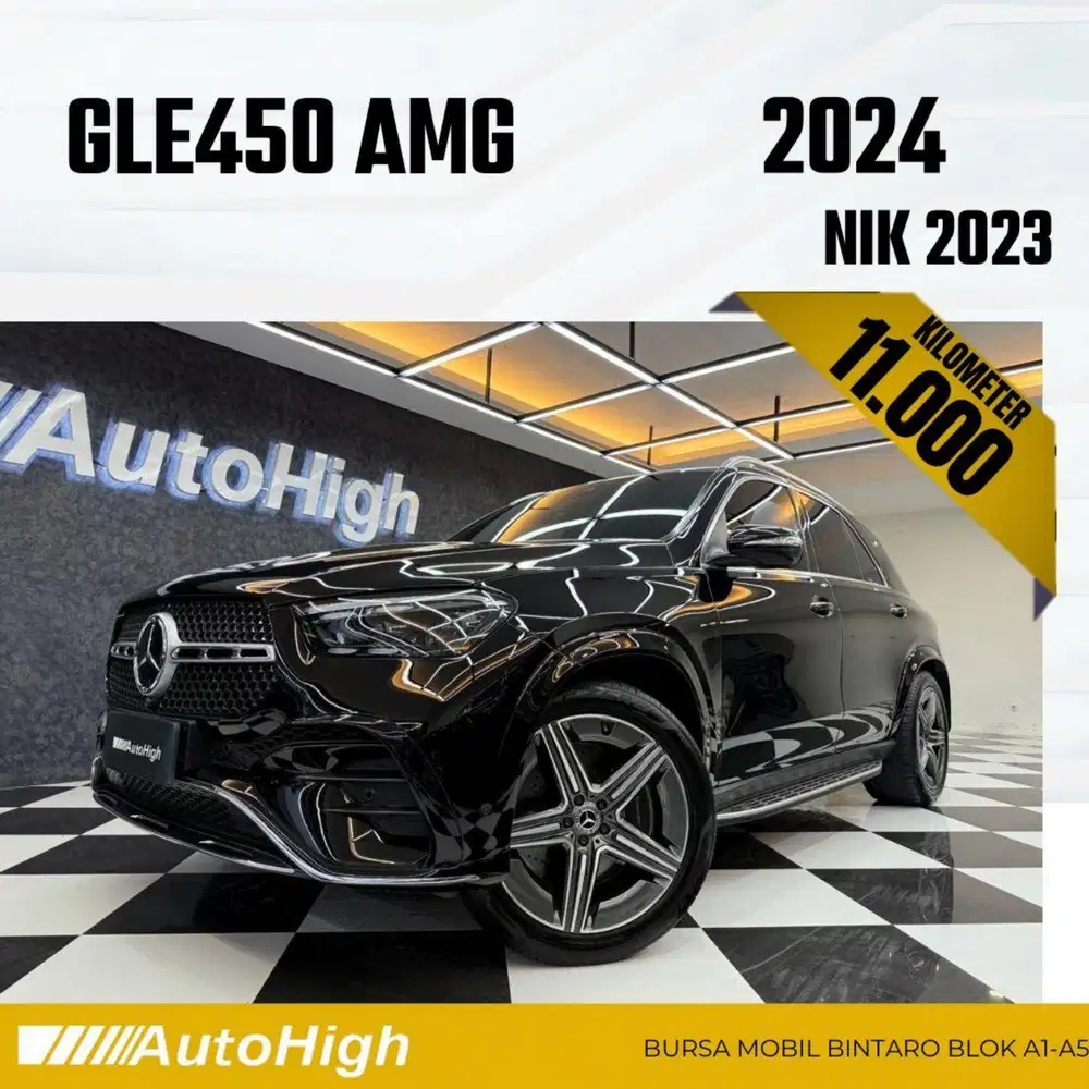 DP10% [Km11.000] GLE450 AMG 2023 Black / GLE 450 Reg 2024 #AUTOHIGH