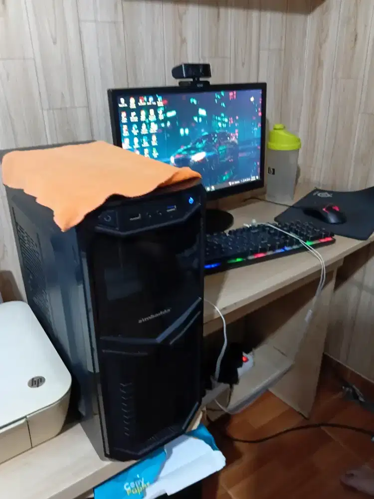 Dijual komputer full seat printer meja dan bangku