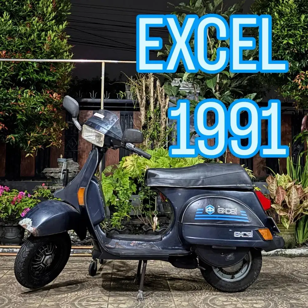 Vespa Excel 150 1991 – Surat Lengkap, Pajak Hidup, Siap Pakai (Tasik)