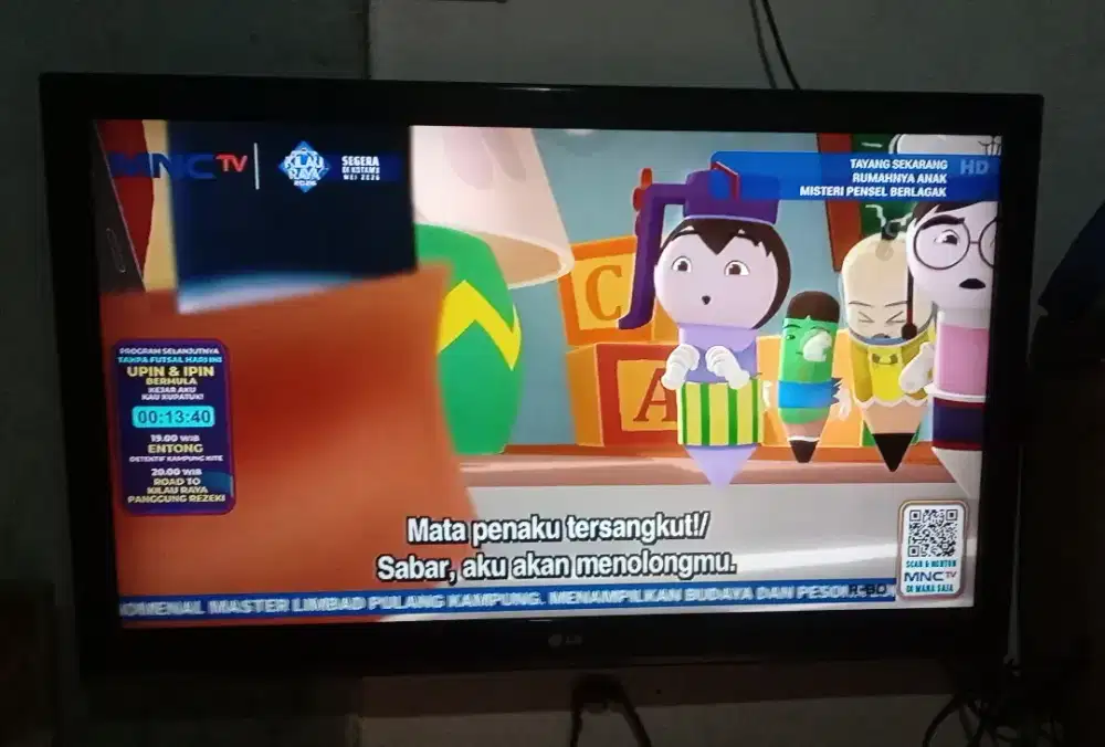 Jual Tv LCD Merek LG 42 inch+ Setbox Luby Baru, Barang Jamin Bagus Ori