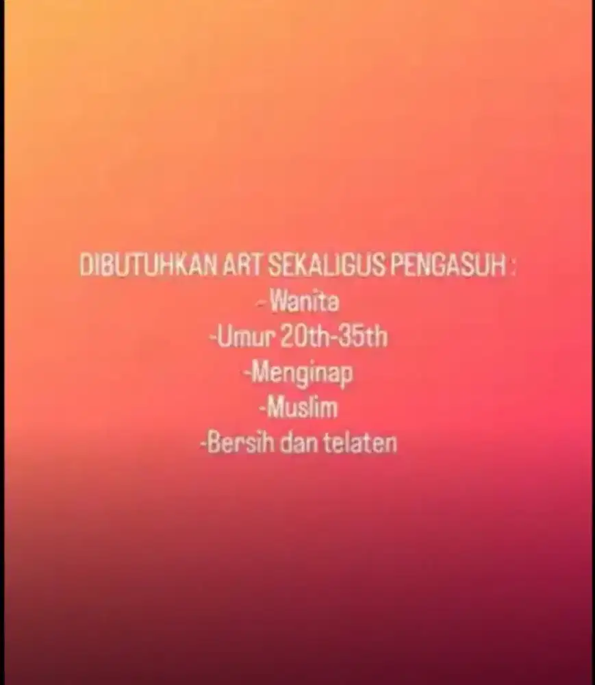 DIBUTUKAN SEGERA ART