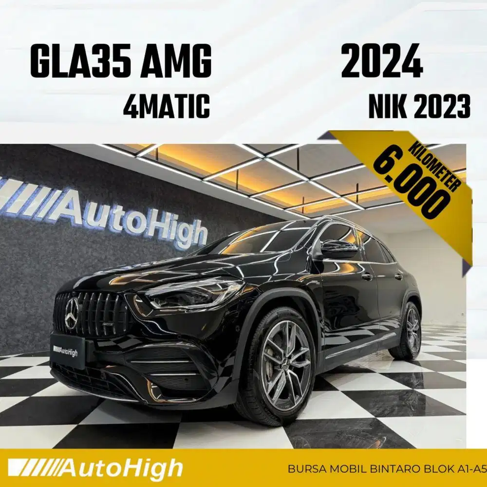 DP10% [Km6.000] GLA35 AMG 2023 Black / GLA 35 Reg 2025 #AUTOHIGH