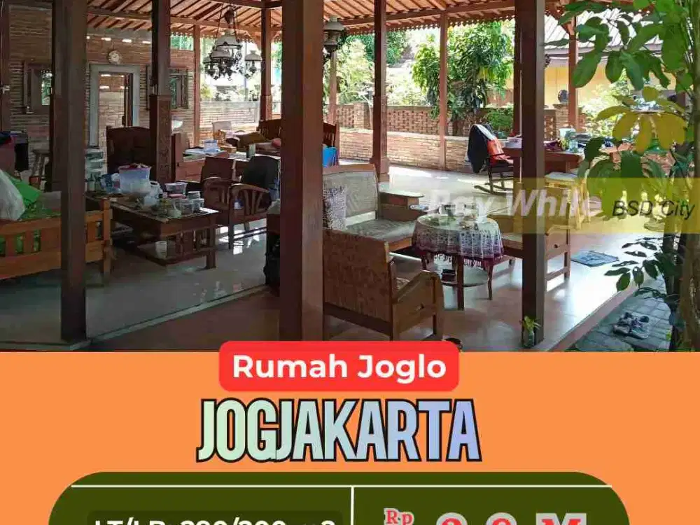 Rumah Joglo Lokasi Strategis di Jogjakarta