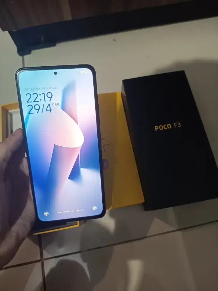 Poco F3 8/256 minus tombol power kendor