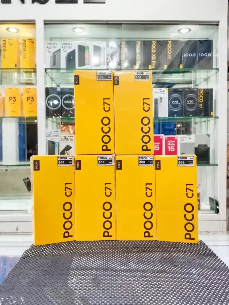 BARU..POCO C71 RAM 4+4/128 SEGEL/GARANSI RESMI.