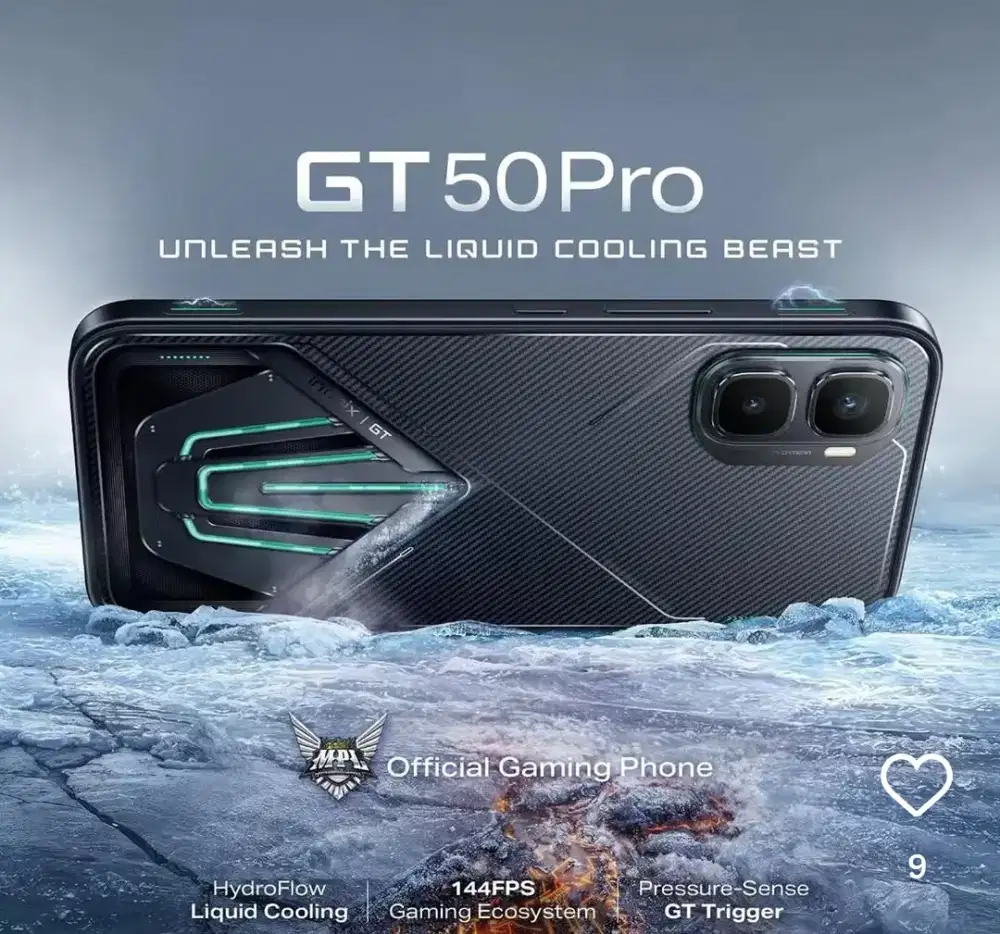 INFINIX GT 50 PRO 24/256GB 'ATLANTIS DAHSYAT'