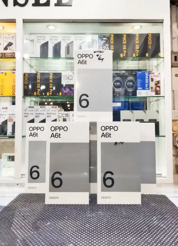 BARU..OPPO A6t RAM 4+4/64 SEGEL/GARANSI RESMI.