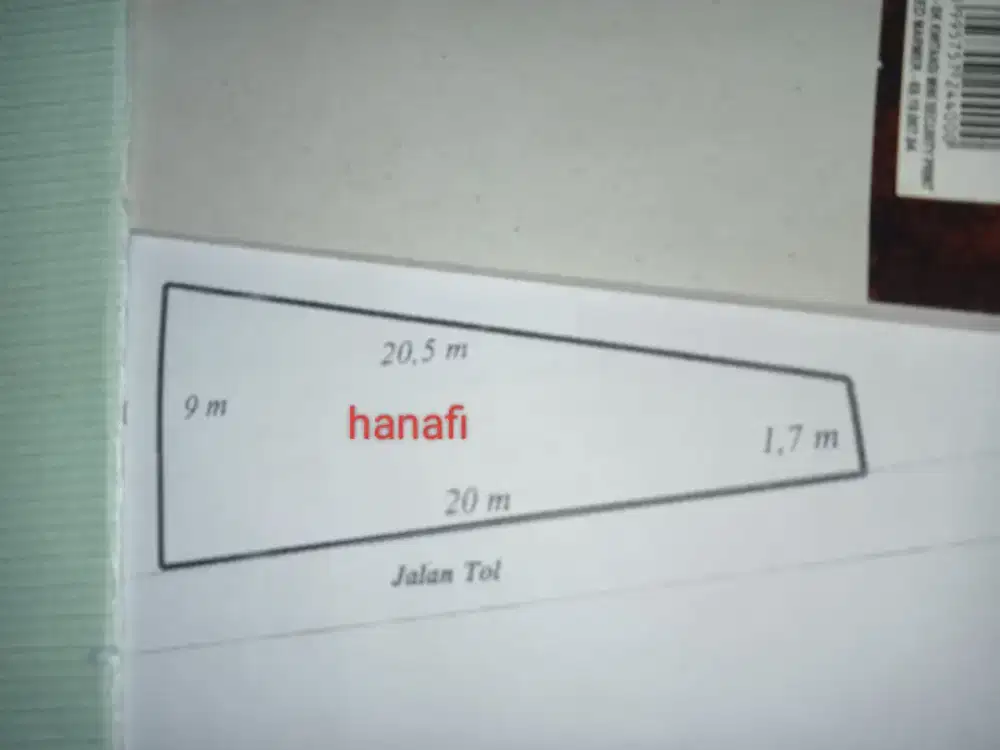 Tanah Strategis Pinggir Tol - Area Ramai & Hidup (Cocok Buat Usaha)