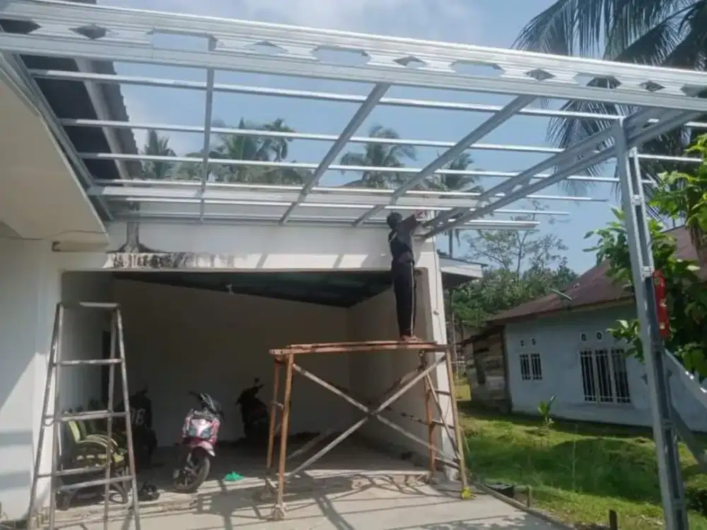 Kanopi Baja Ringan Atap Minimalis