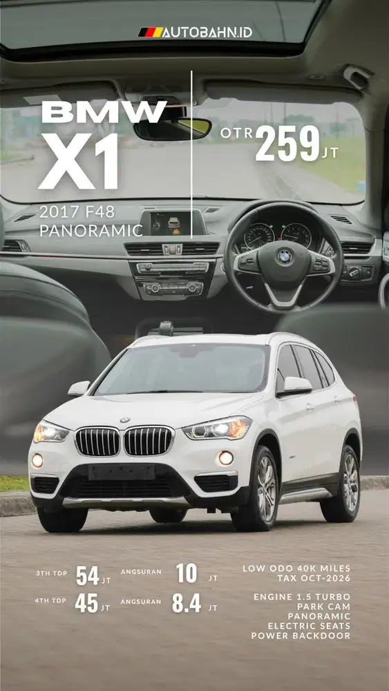Full Opt! BMW X1 F48 XLine 2017 Panoramic Warranty! 320i x3 gla200