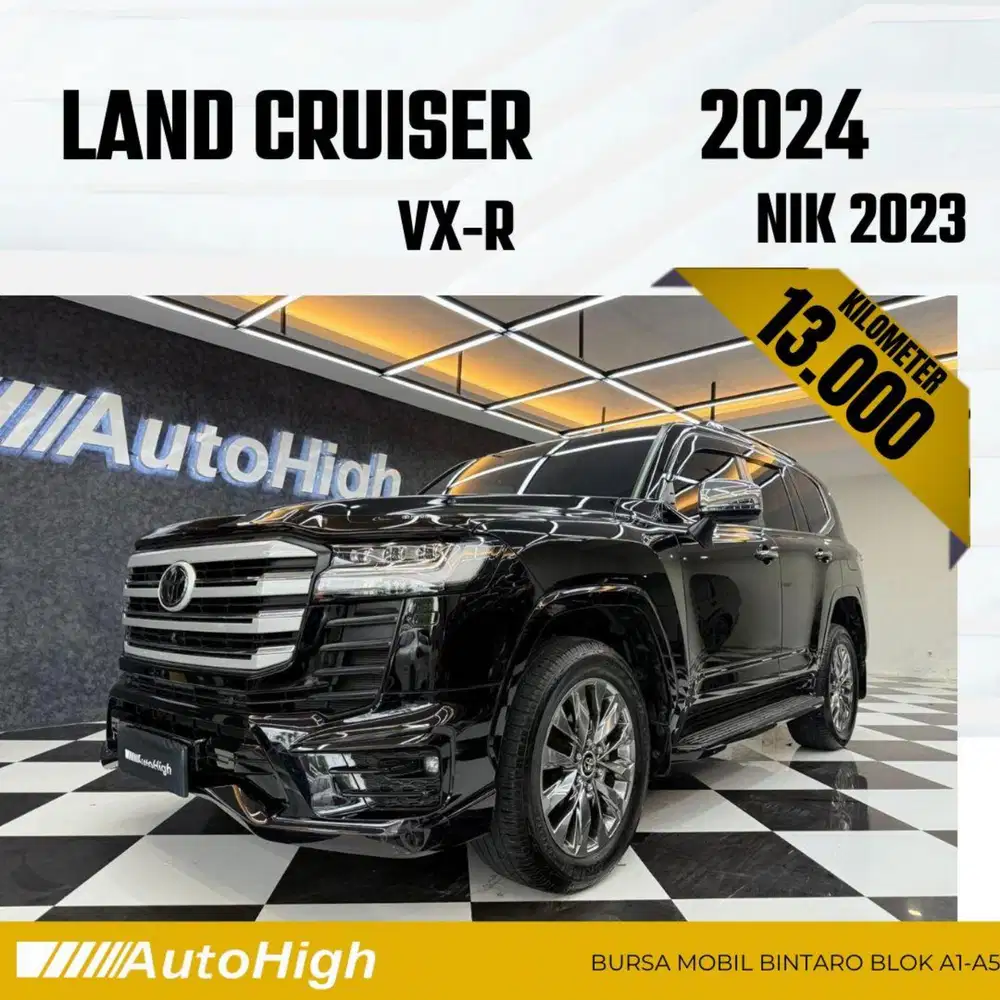 DP10% [Km13.000] Land Cruiser VXR 2023 Black / GR Reg 2025 #AUTOHIGH