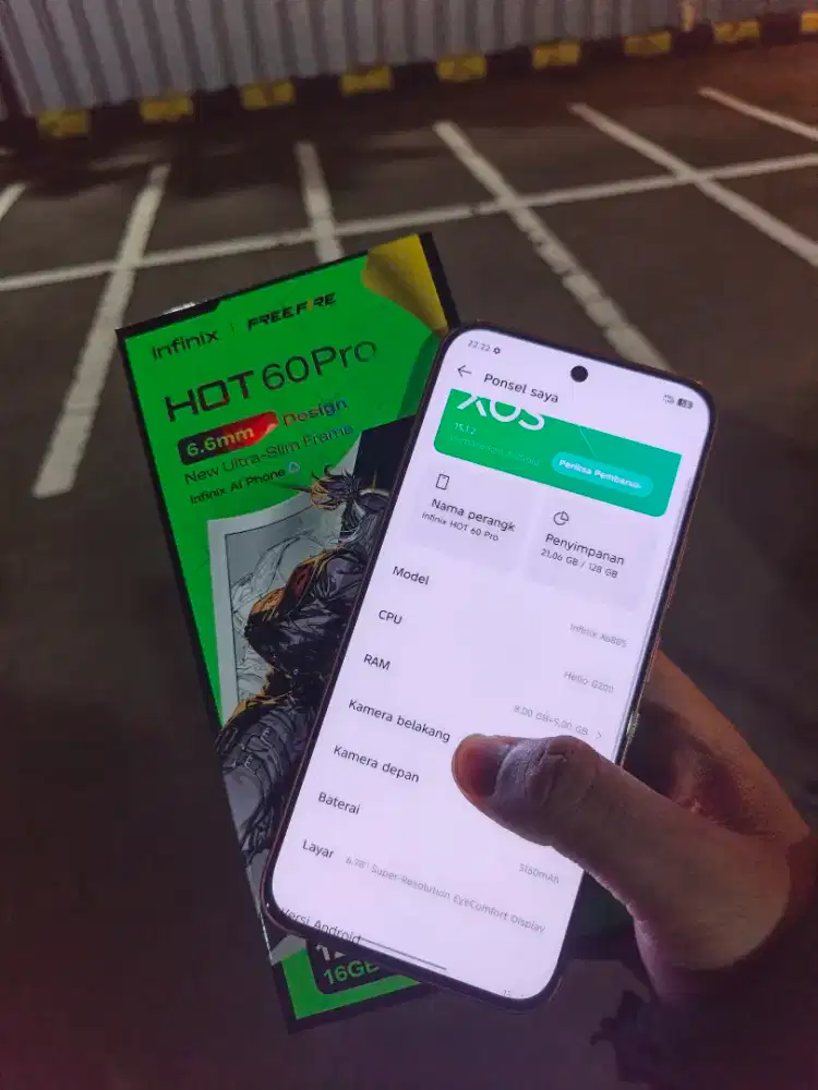 Infinix hot 60 pro (siap pakai)