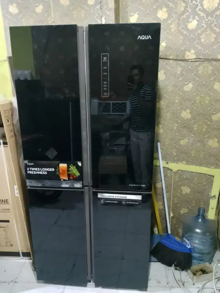 Side by side 4 pintu(Kulkas multidoor)