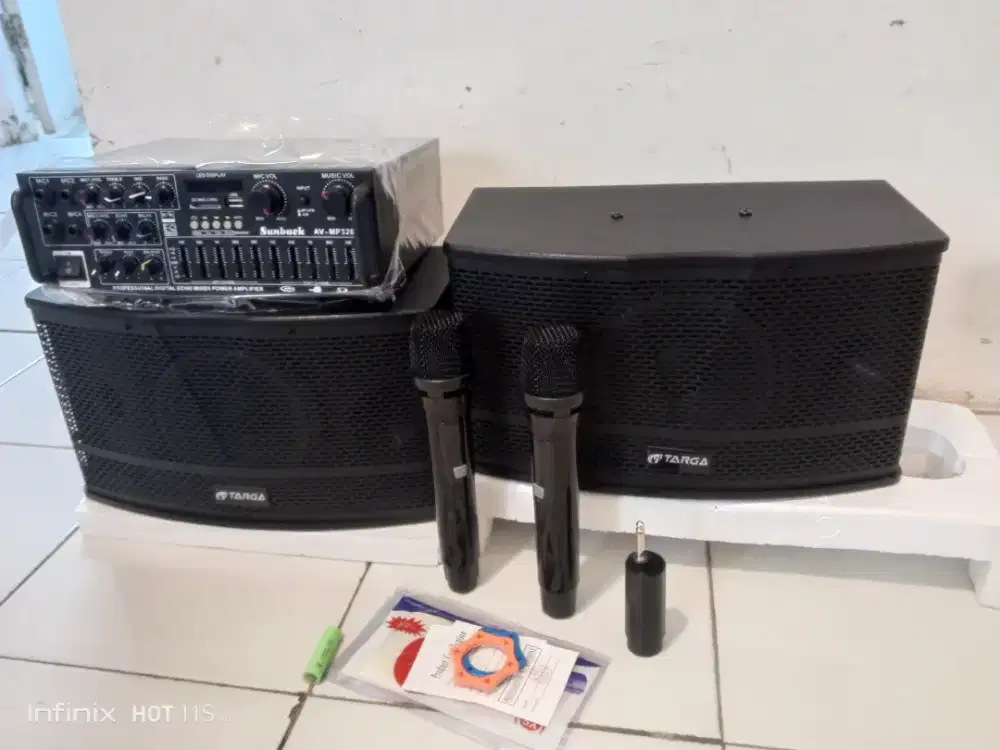 Professional sound system karaoke 6,5 in stereo