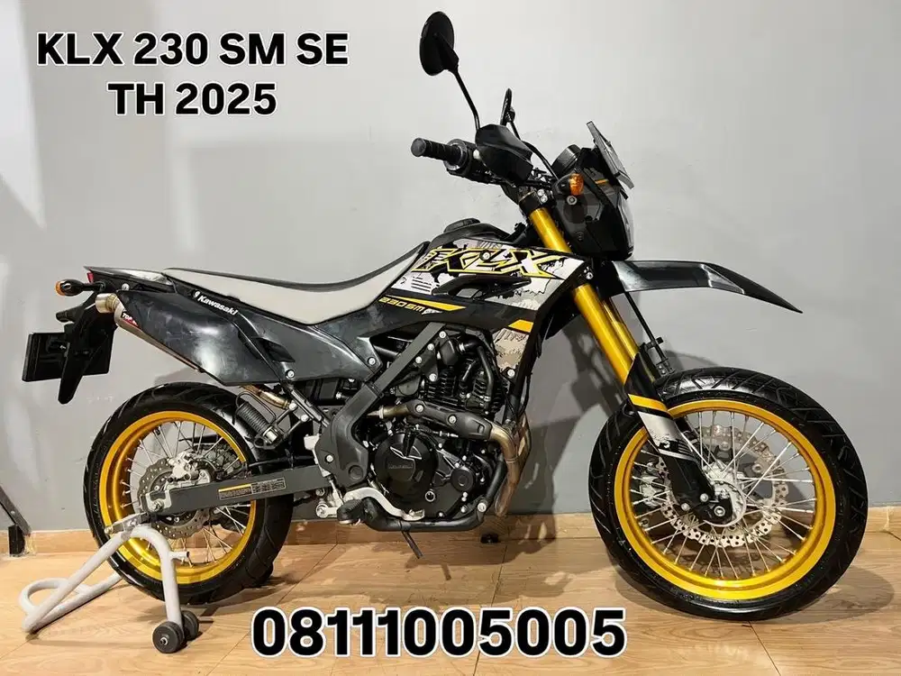 KM 3 REBU PERAK KAWASAKI KLX DTRACKER 230 SM SE TH 2025 KAYA BARU GAN