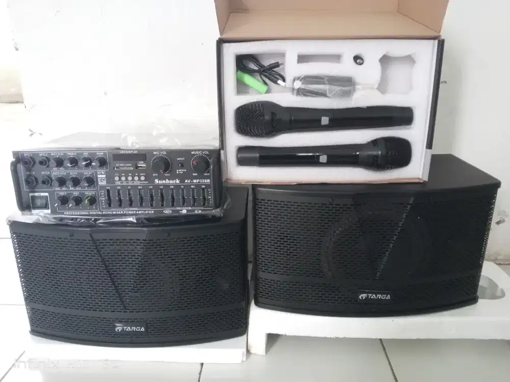 Professional sound system karaoke rumahan
