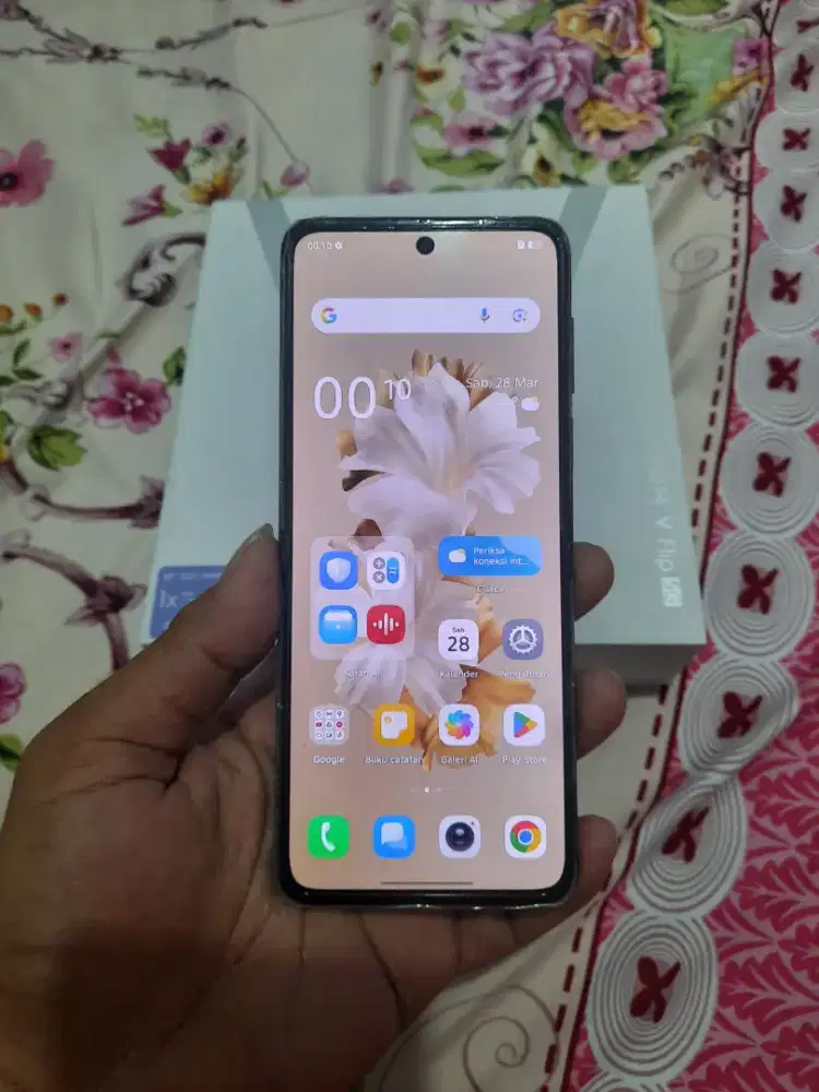 TECNO PHANTOM V FLIP 5G 256/8 GB BLACK, MULUS, LIKE NEW, NORMAL