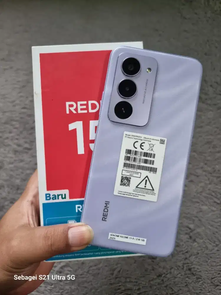 Xiaomi Redmi 15 NFC 16GB 8+8/256GB Like New, Garansi Panjang, Cicaheum