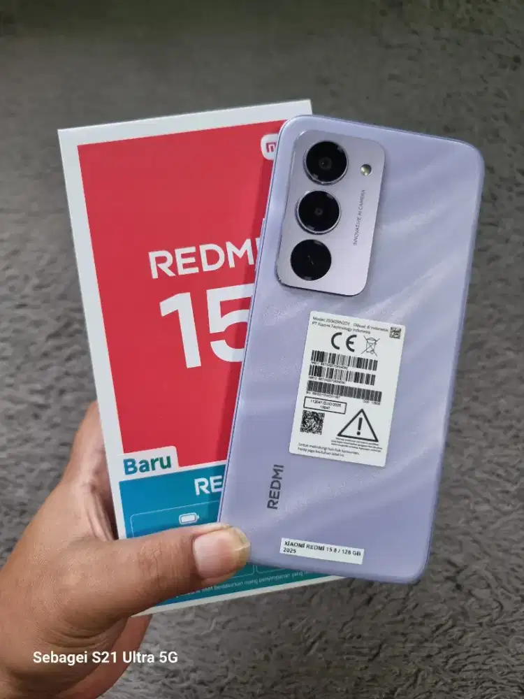 Xiaomi Redmi 15 NFC Ram 16GB 8+8/128GB Murah Garansi Setahun (Cicaheum