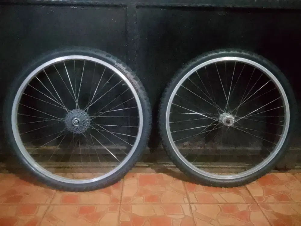 Wheel set aluminium 26 sepasang