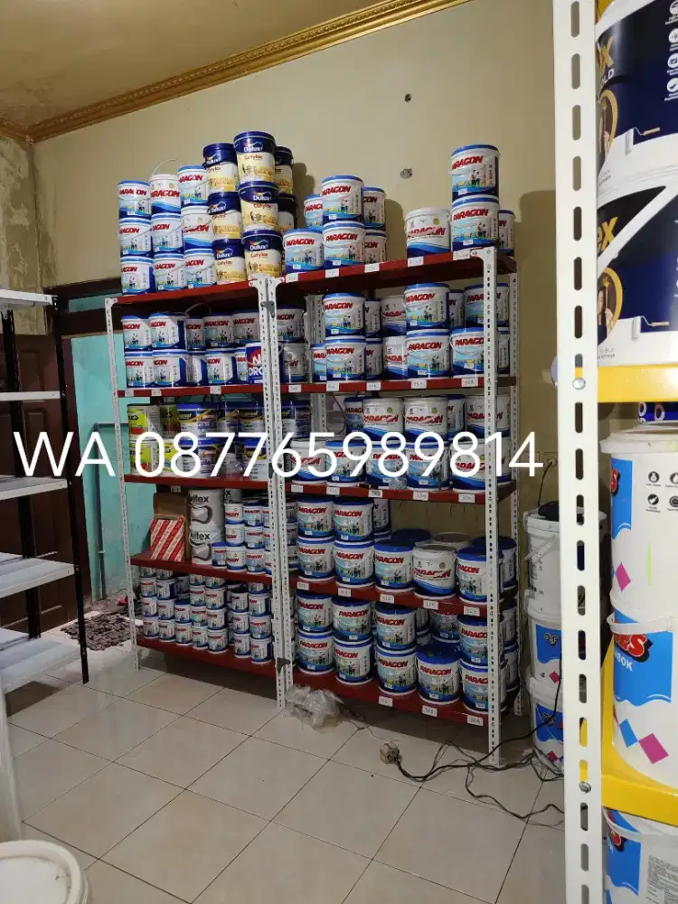 Rak besi siku lubang ramping