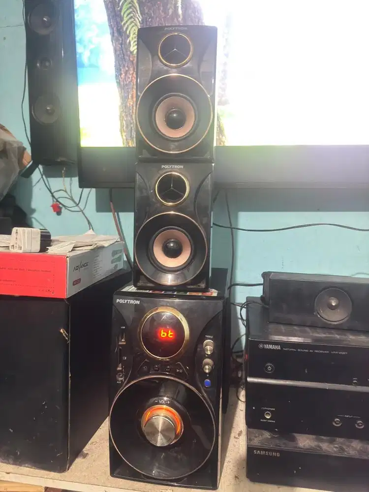 Jual speaker aktif polytron bluetooth USB