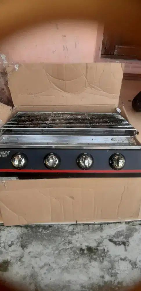 kompor pemanggang getra 4tungku