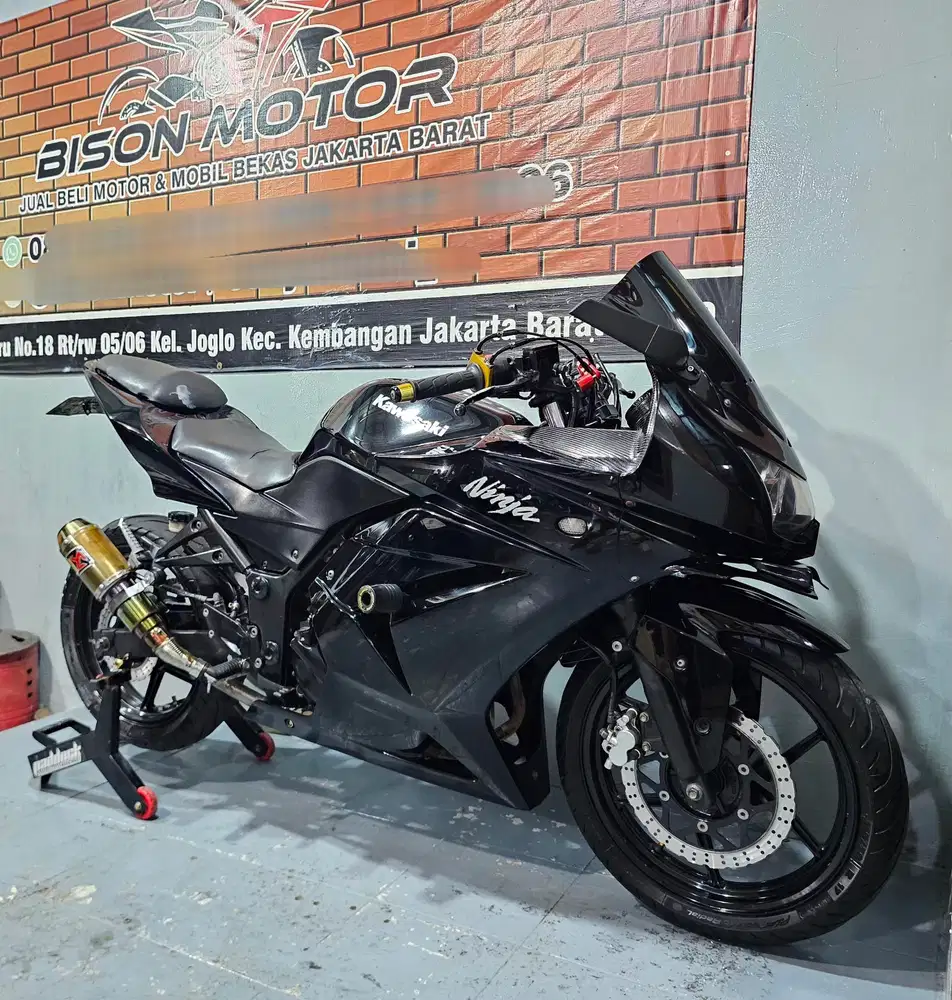 Simpanan! Km 27rb! NINJA 250 R KARBURATOR 2008 Pajak ON 250r fi OLD