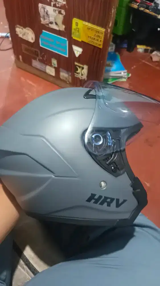 Helm HRV Maximo Spoiler Visor Flat SNI