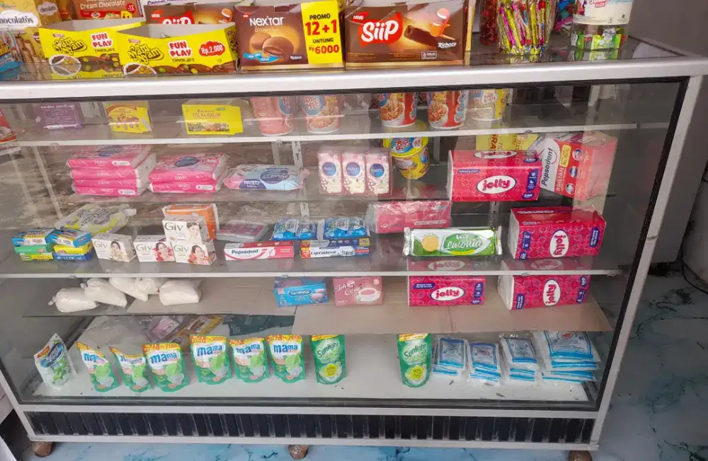 Dijual estalase warung sembako 1 set