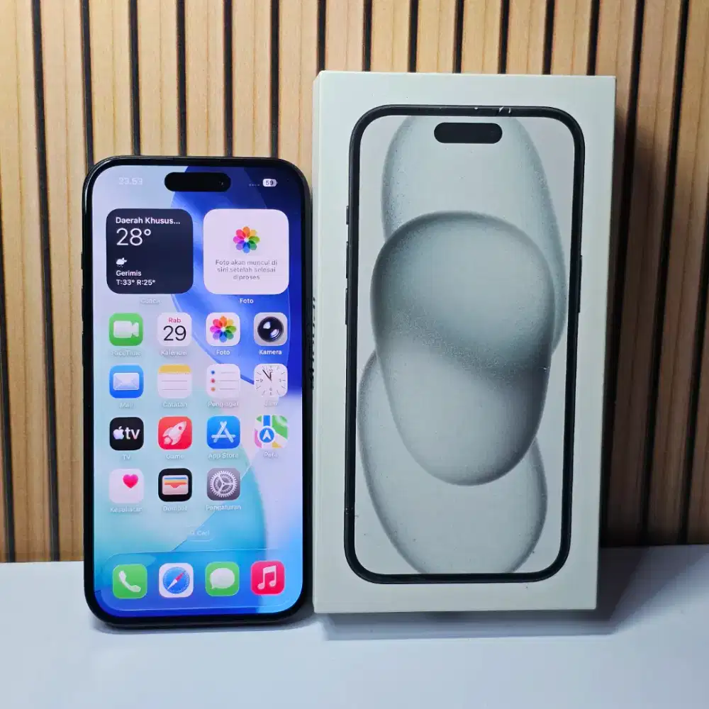 iPhone 15 128GB Black Ex iBox Mulus