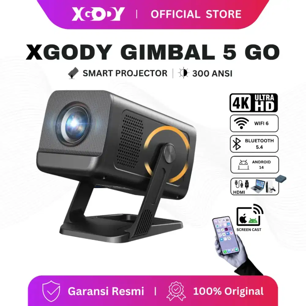Proyektor Xgody Gimbal Go 5