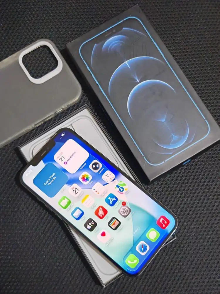 Iphone 12 Pro Max 256 Bea Cukai Mulus Pemakaian Fullset