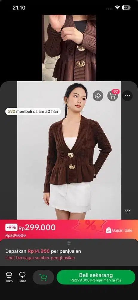 Kukai knit top saleee