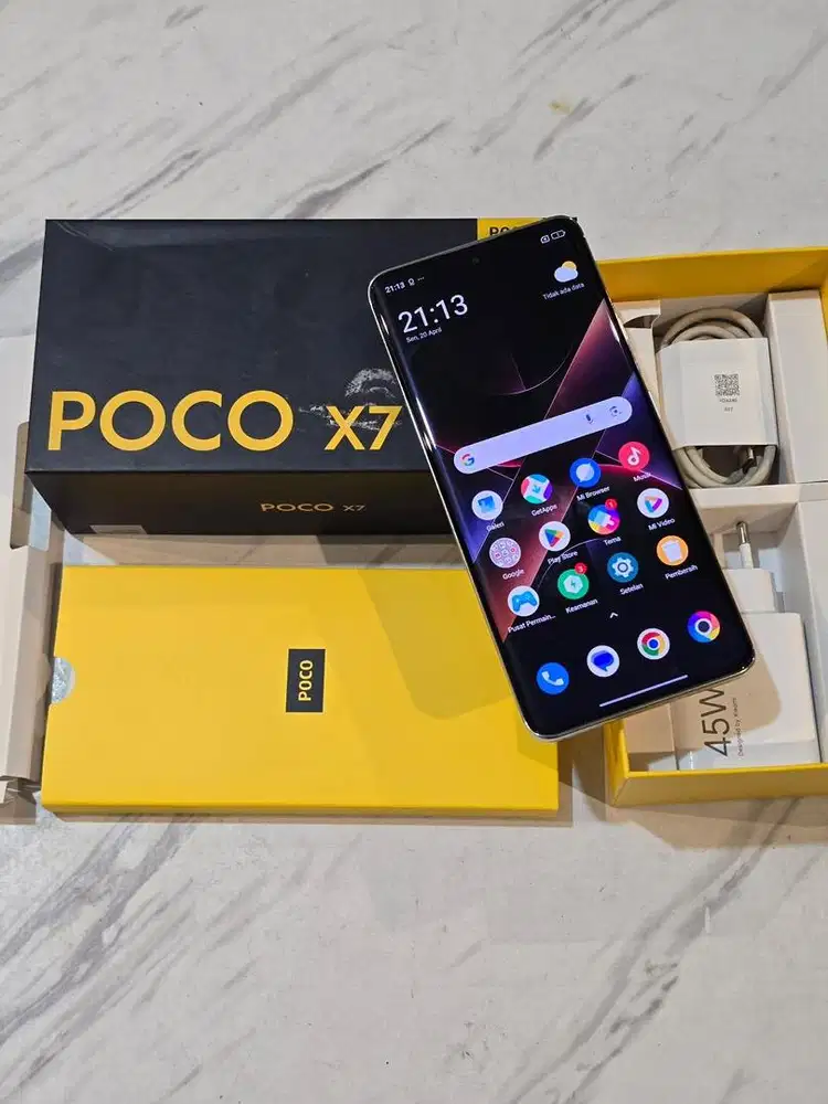 Poco X7 5G 8/256 Mulus Pemakaian Fullset Ori