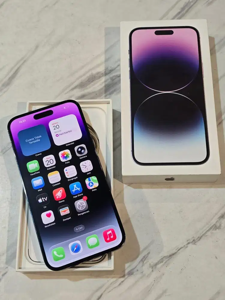 Iphone 14 Pro Max 128 iBox Mulus Pemakaian Fullset Ori