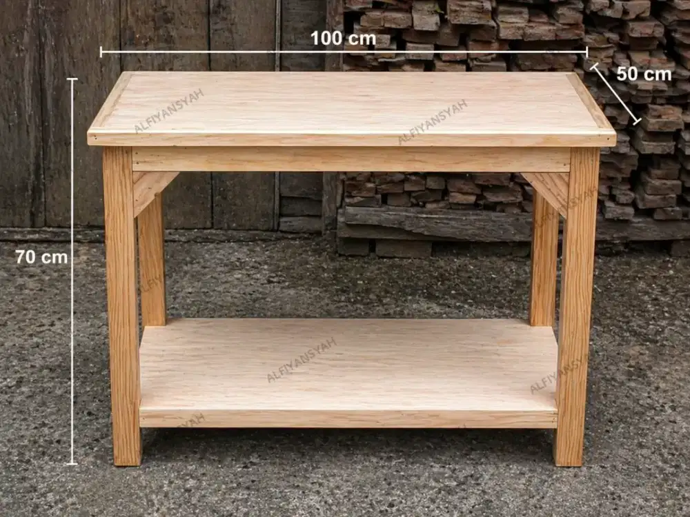 Meja aquarium/meja kompor dan meja serbaguna