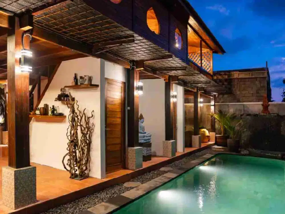 Villa Mewah View Sawah dan Jungle Ubud Lokasi Premium