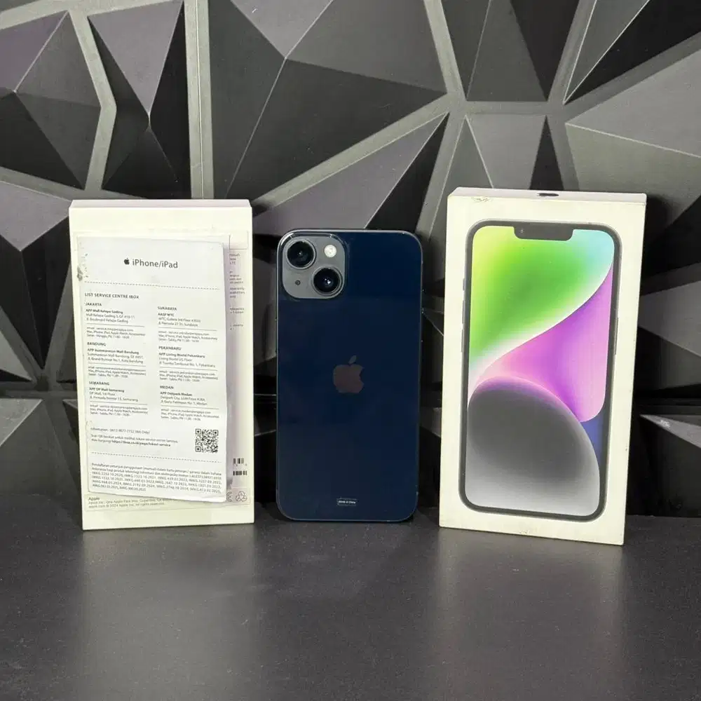iphone 14 128gb midnight ibox 1bulan pakai