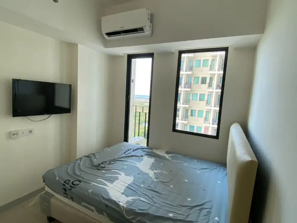 Disewakan PIK 2 Apartement Osaka Riverview Studio Uk. 14m2 Furnished (Siap Pakai !)