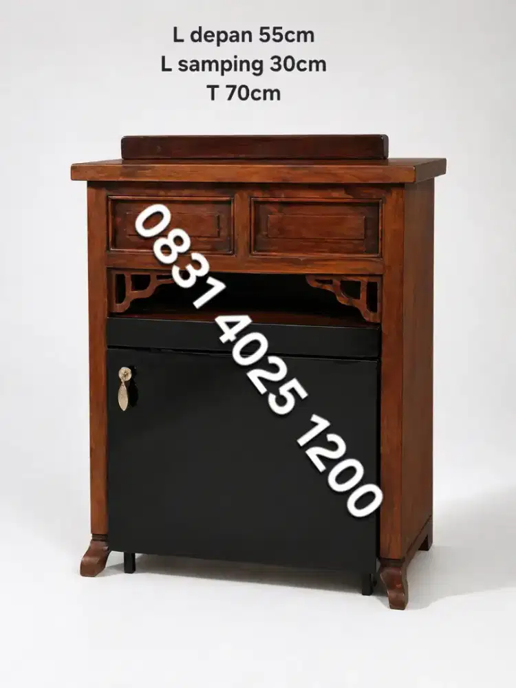 Rak Meja Jati Finishing Mulus