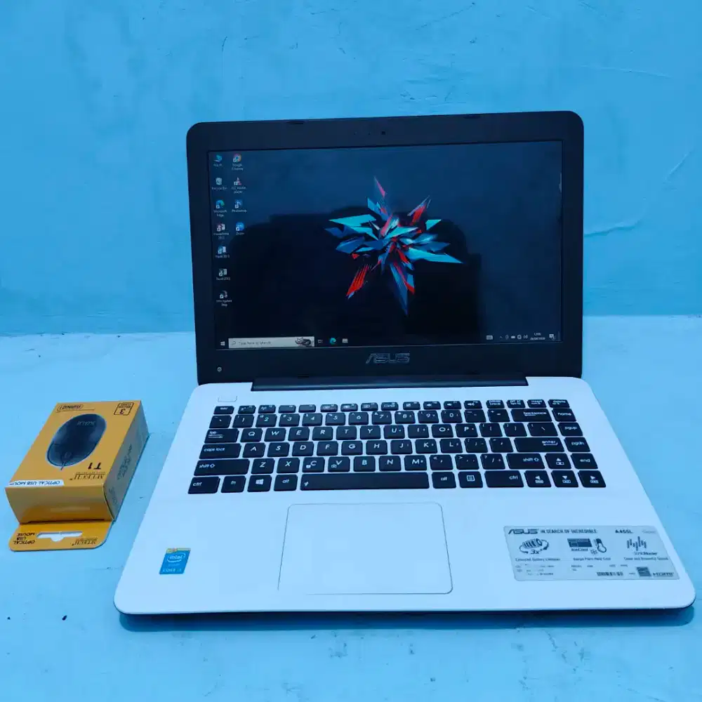 Laptop Asus Slim Core i3 Gen 5 Ram 8GB Dual VGA Siap pakai Win 10 Pro