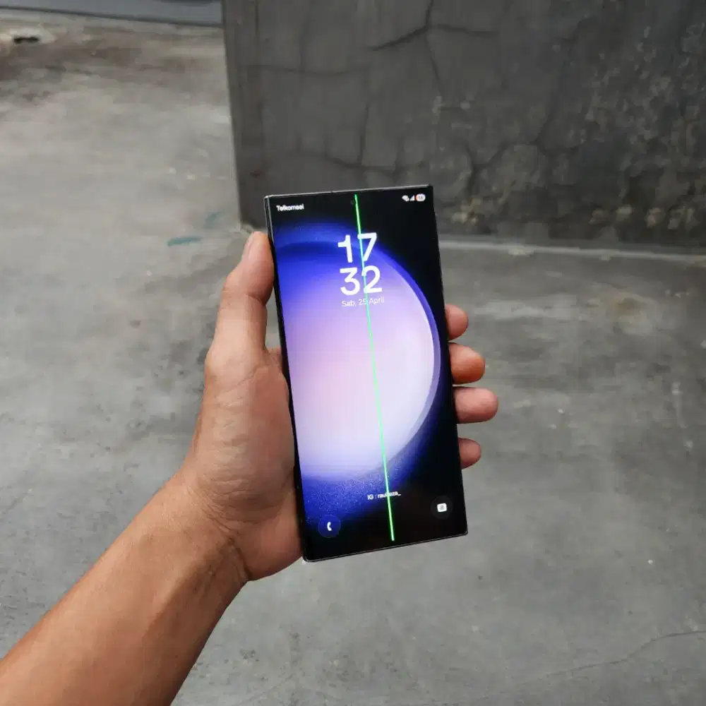 SAMSUNG GALAXY S23 ULTRA SEIN 5G 12/256 GB MINUS GARIS FUNGSI NORMAL