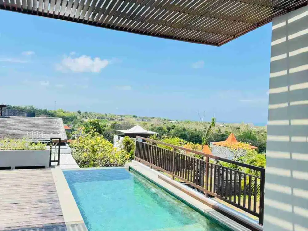 dijual villa ocean view kawasan Melasti beach Ungasan