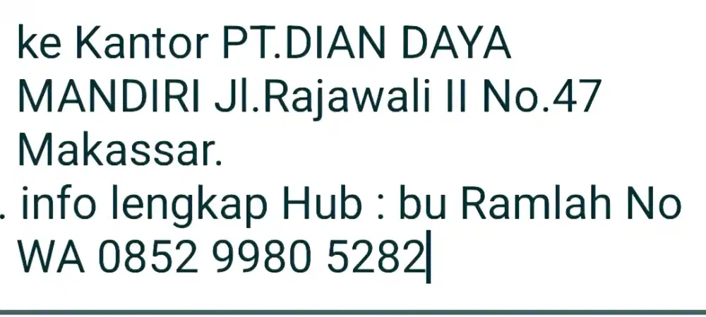 DRIVER dan OPERASIONAL