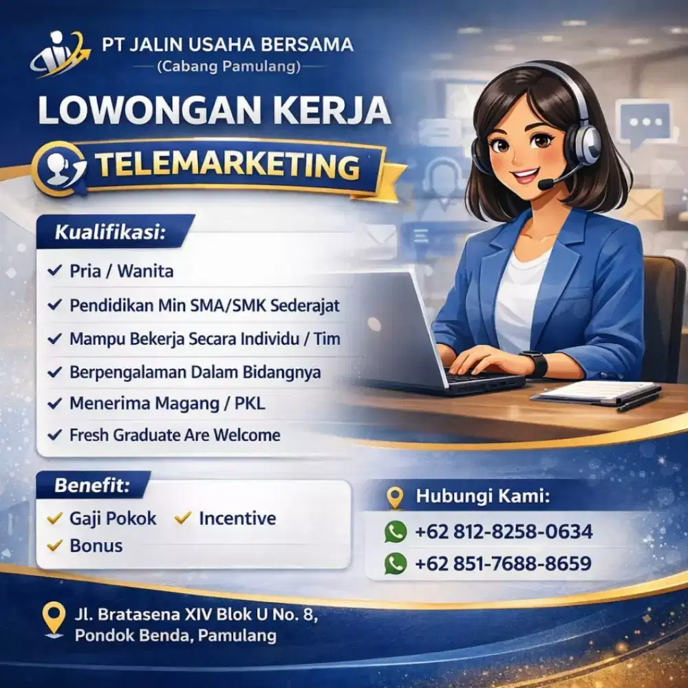 Info lowongan pekerjaan