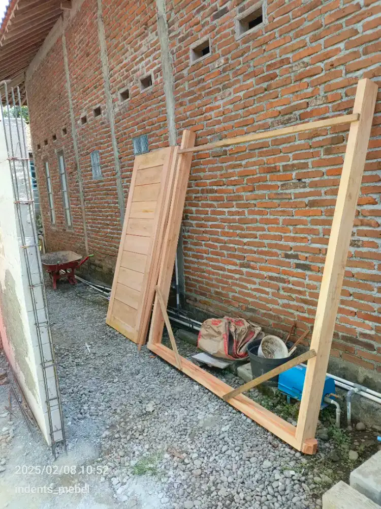 Pintu mahoni kekinian